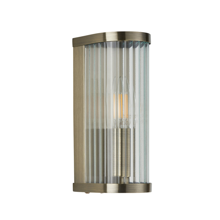 Ridgeton 1 Wall Light Antique Brass