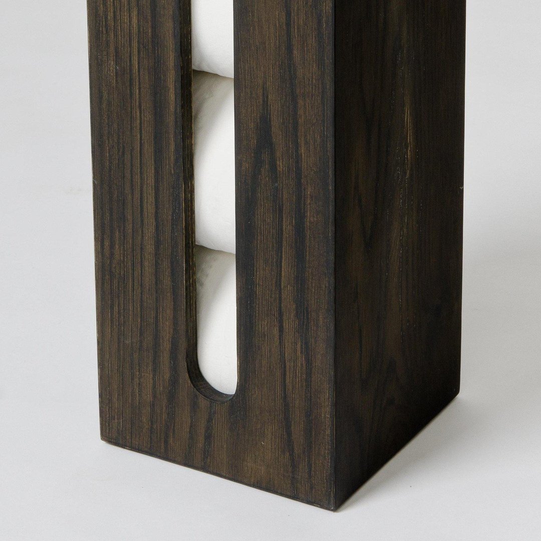 Roll Holder Box Mezza - Dark oak