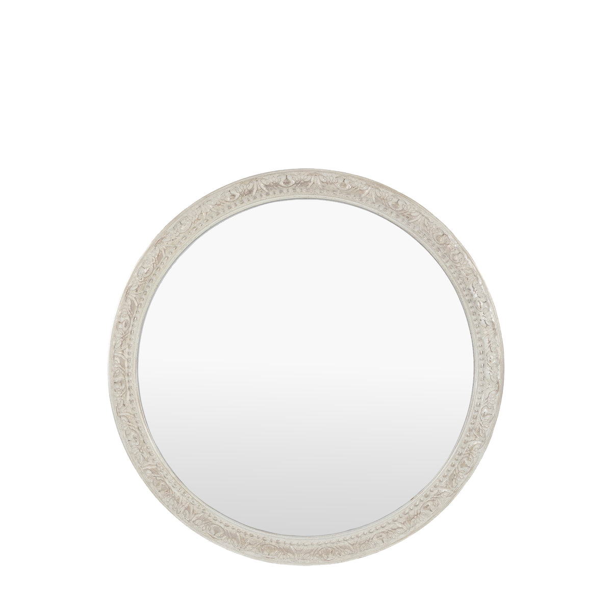 Romana Round Mirror Grey