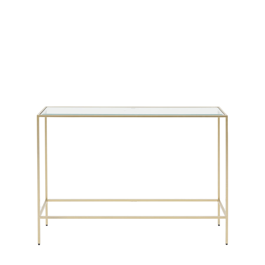 Rothbury Console Table Champagne 1100x350x760mm