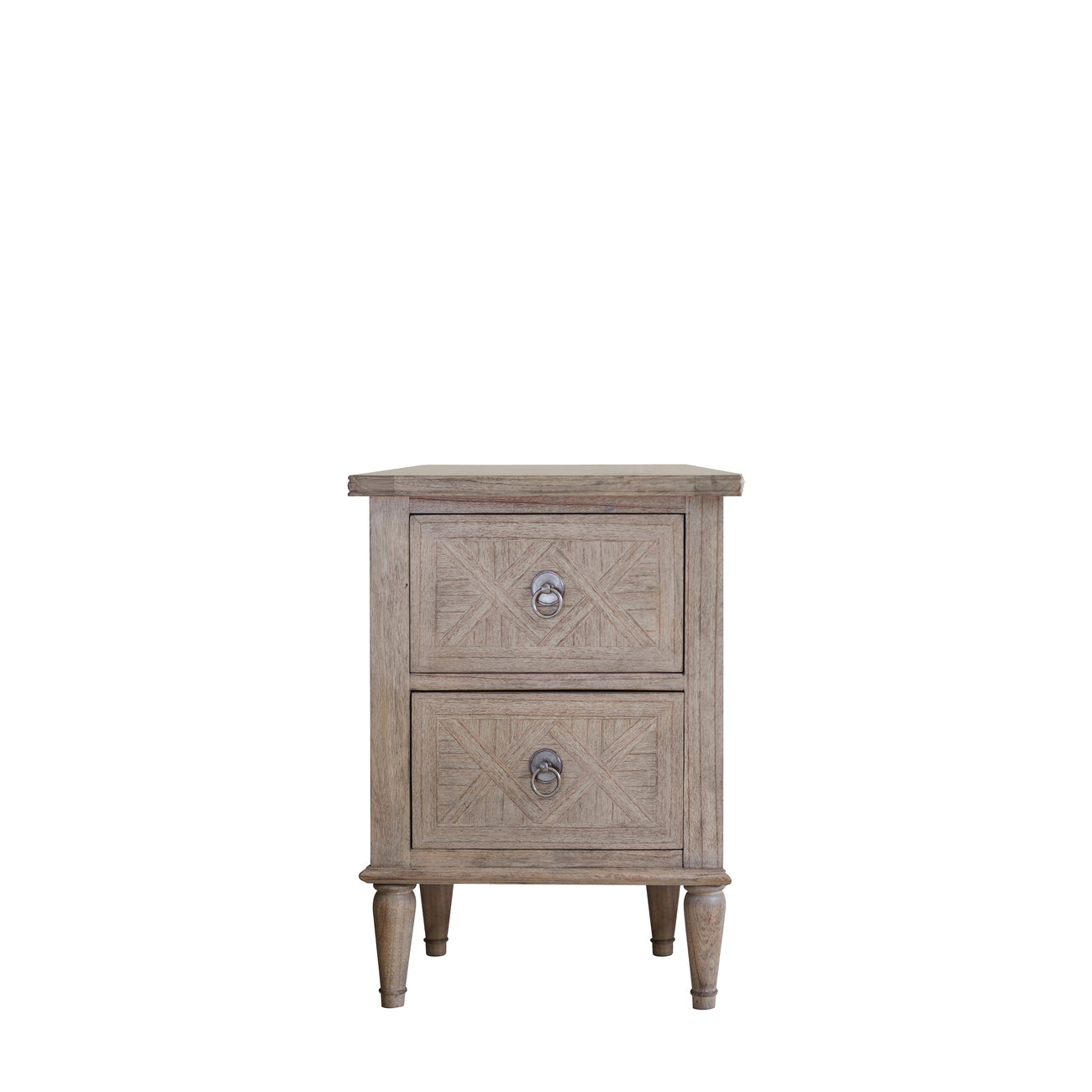 Rustique 2 Drawer Bedside Table