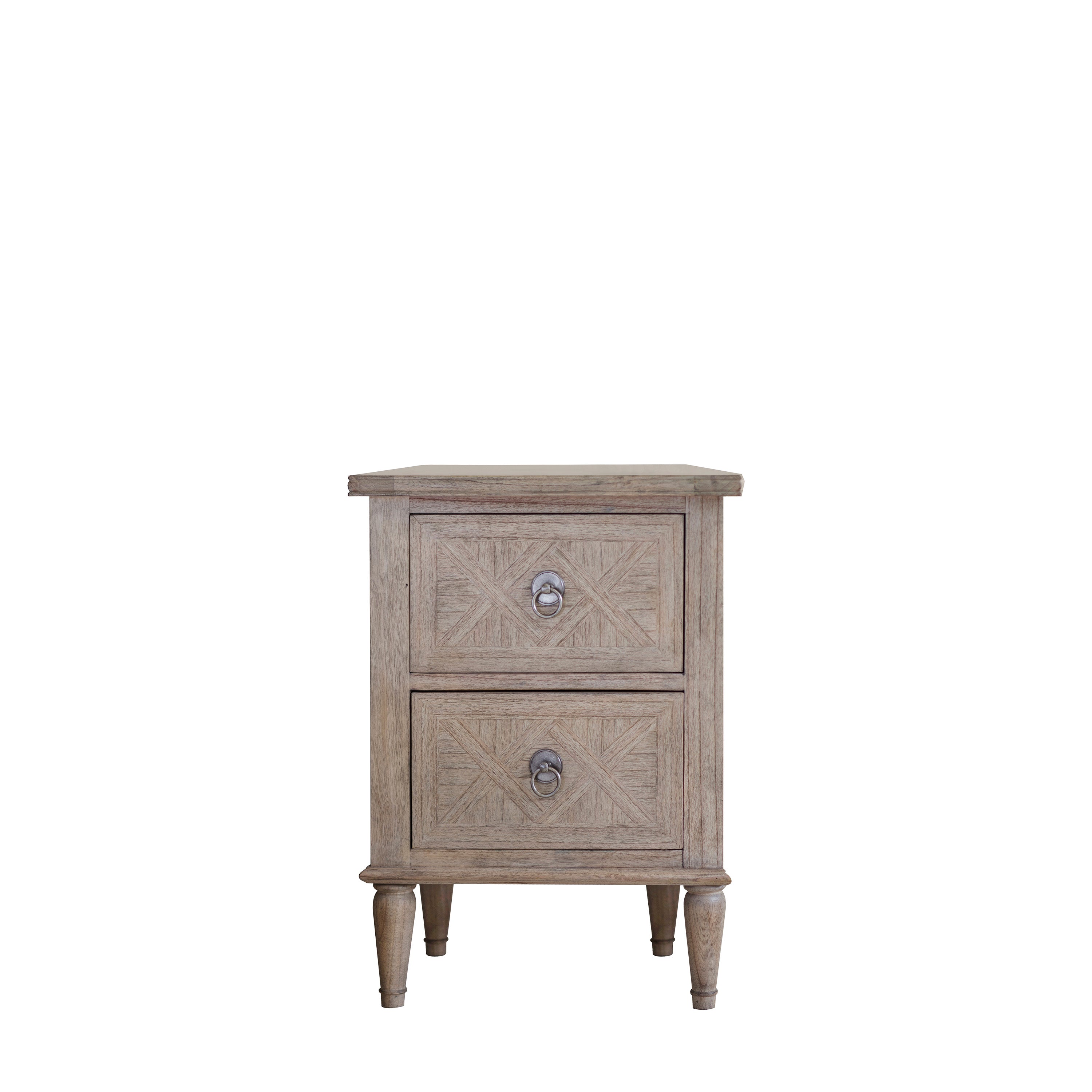 Rustique 2 Drawer Bedside Table