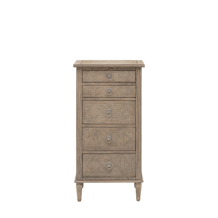 Rustique 5 Drawer Lingerie Chest
