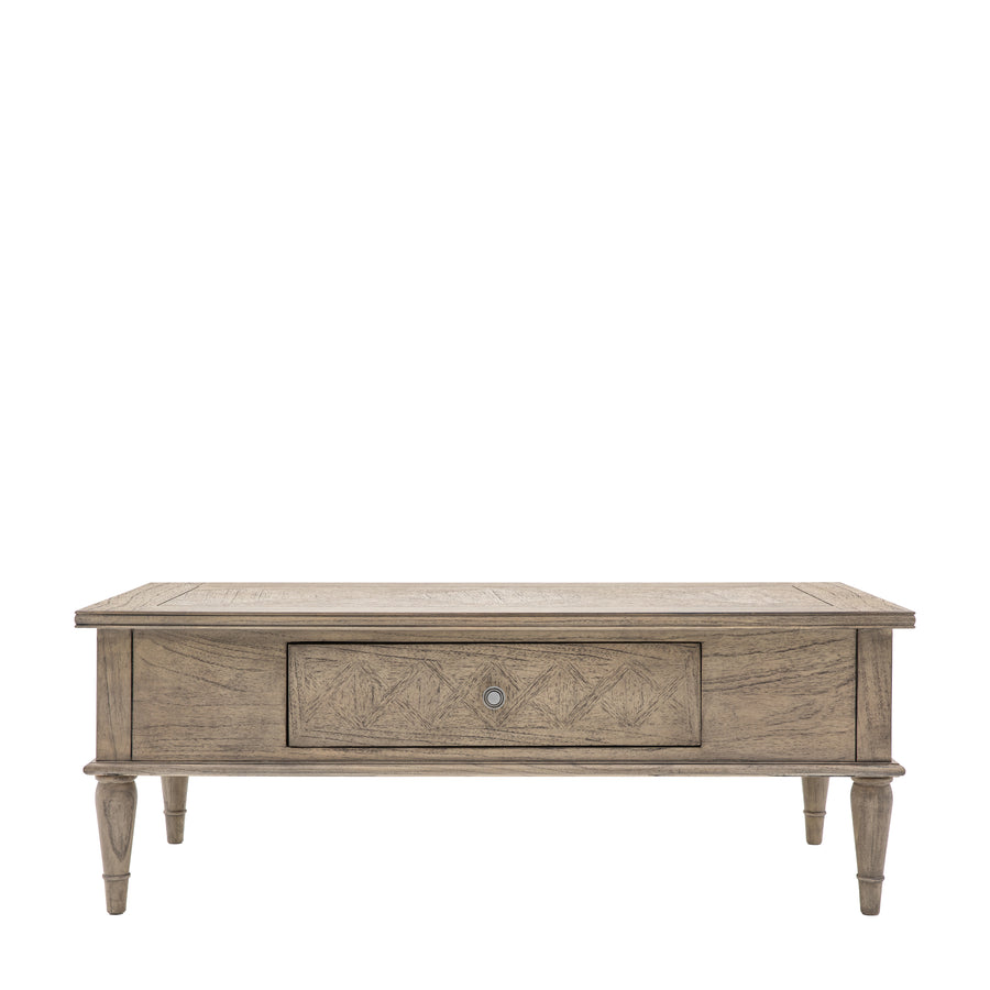 Rustique Push Drawer Coffee Table