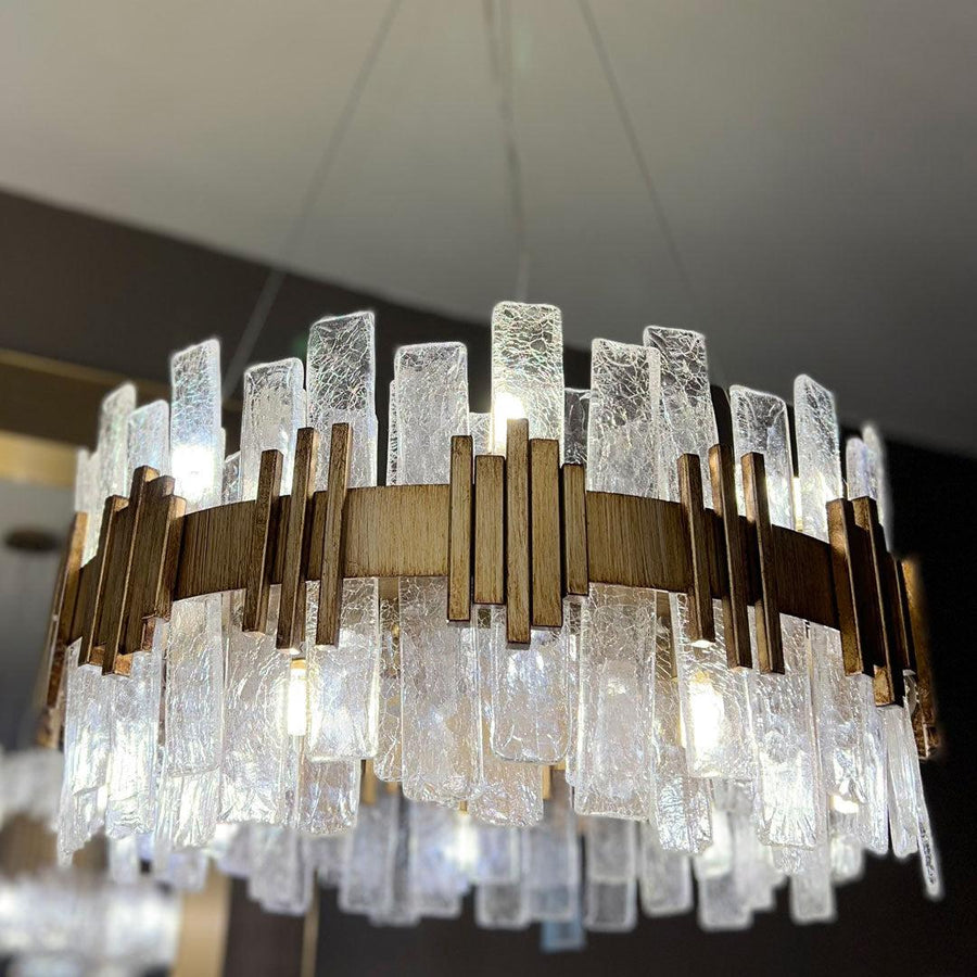 Saiph 60cm Chandelier in gold — detail