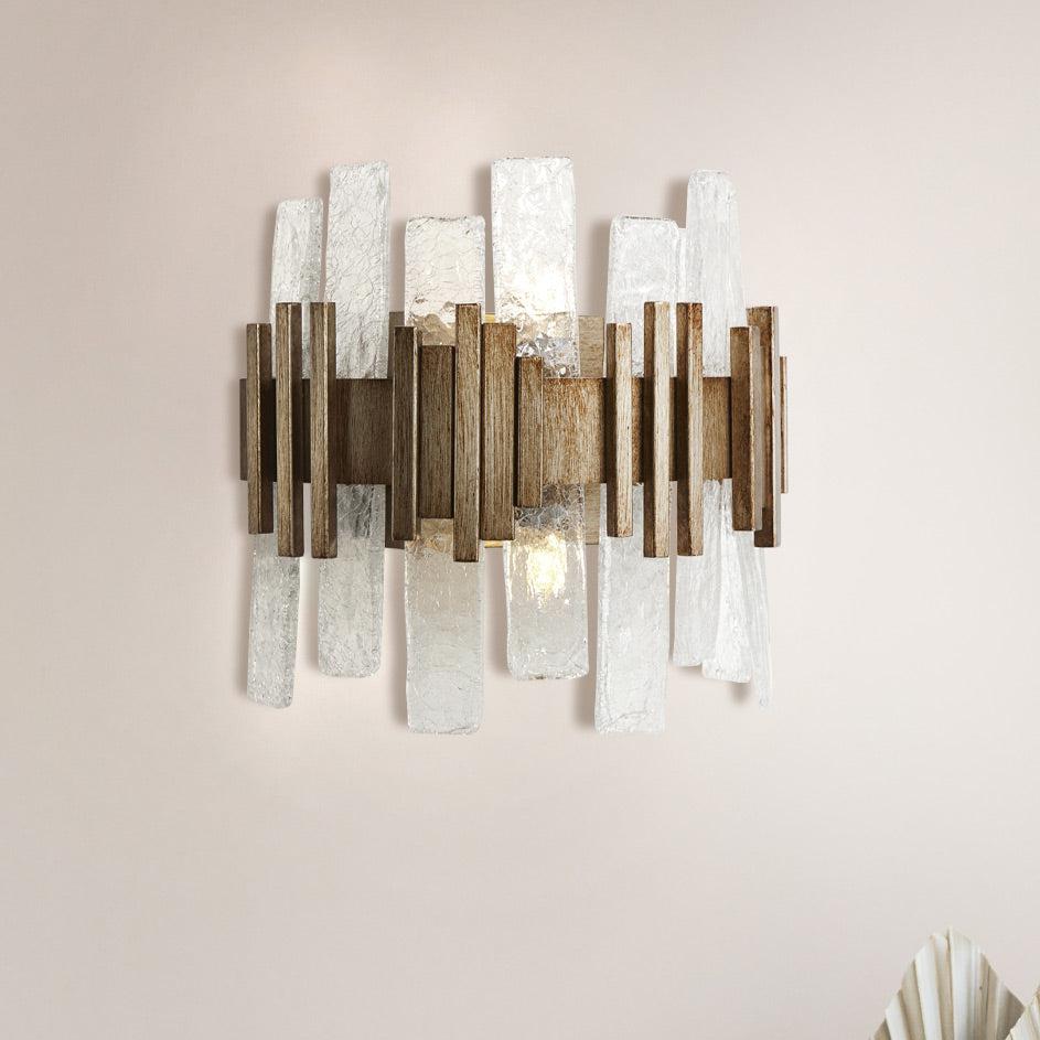 Saiph Wall Light in brass — alternative angle