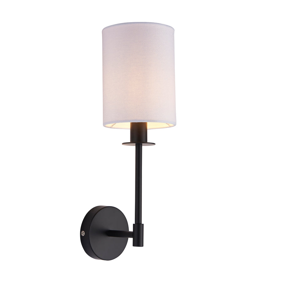 Sancerre 1 Wall Light Matt Black