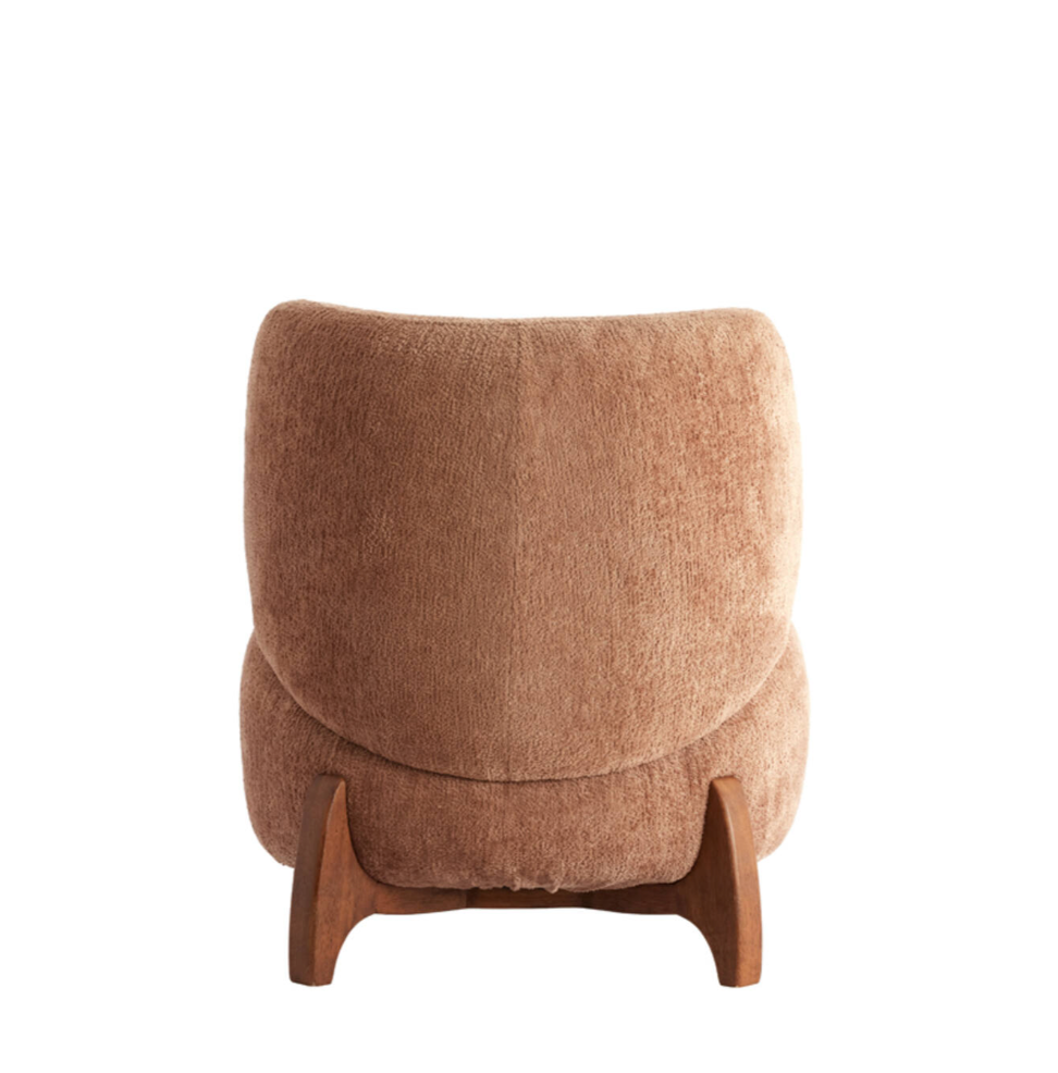 Statement Accent Chair – Dusky Rose