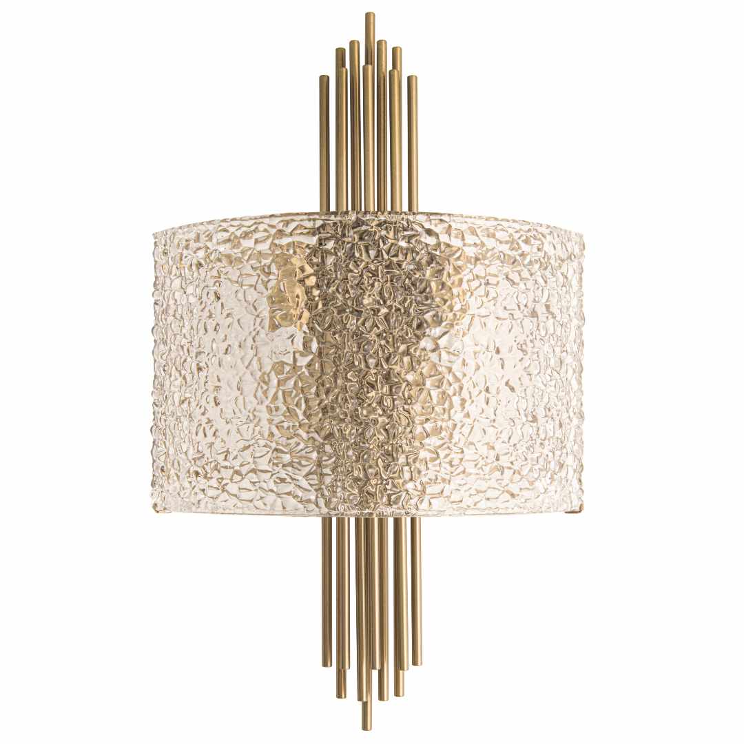 Sidley Wall Lamp in brushed brass — alternative angle