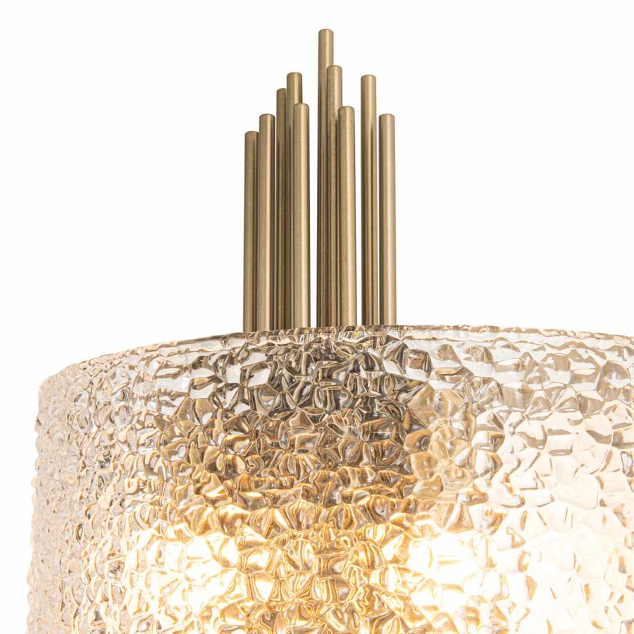 Sidley Wall Lamp in brushed brass — detail