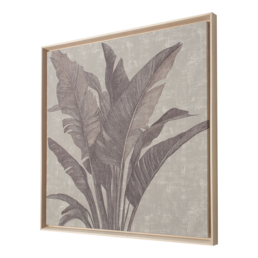 Sindre Canvas in printed grey — front view