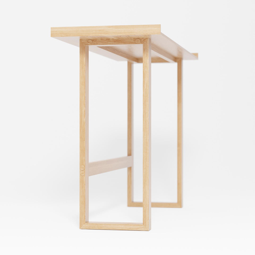 Slim Natural Oak Desk