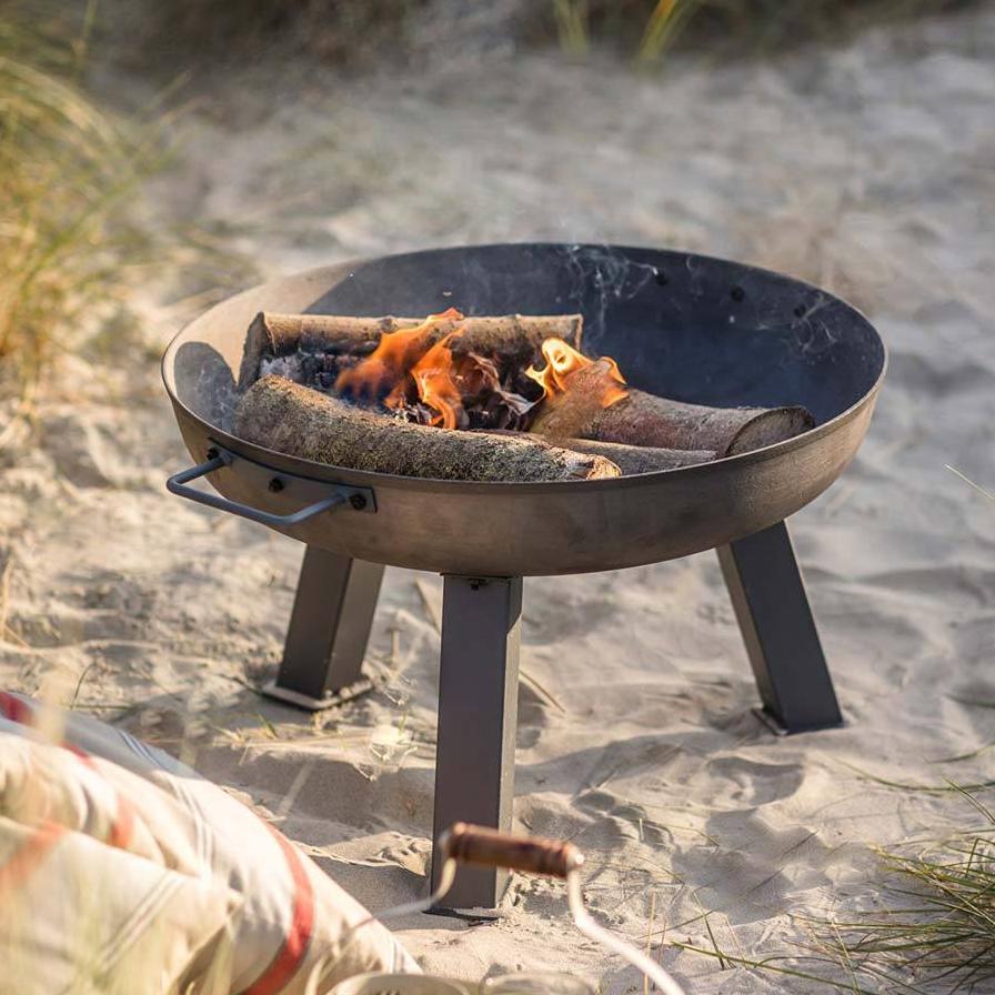 Small Raw Steel Fire Pit
