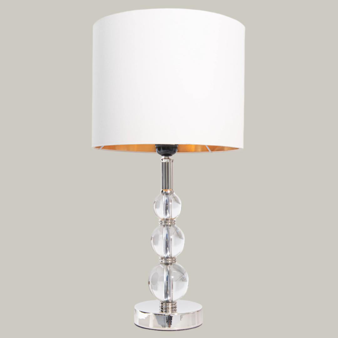 Sophia Table Lamp - Nickel - Base Only