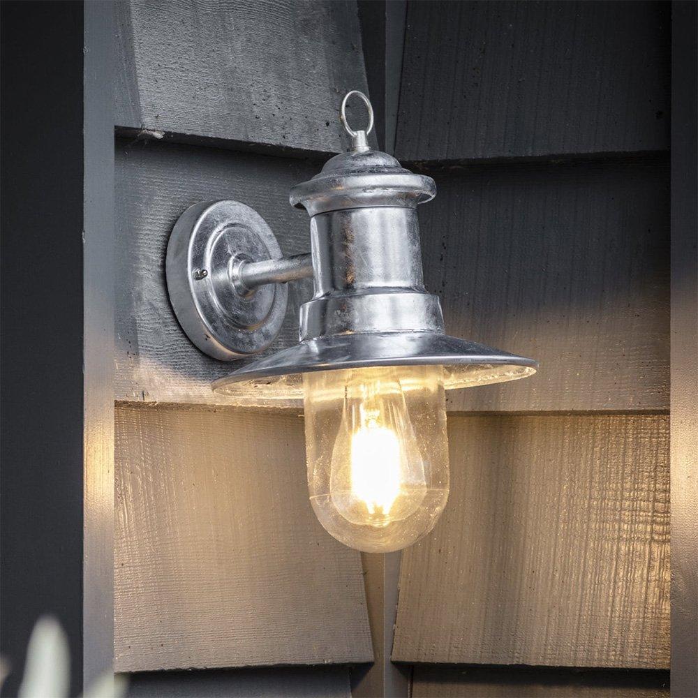 Steel Outdoor Ships Wall Light