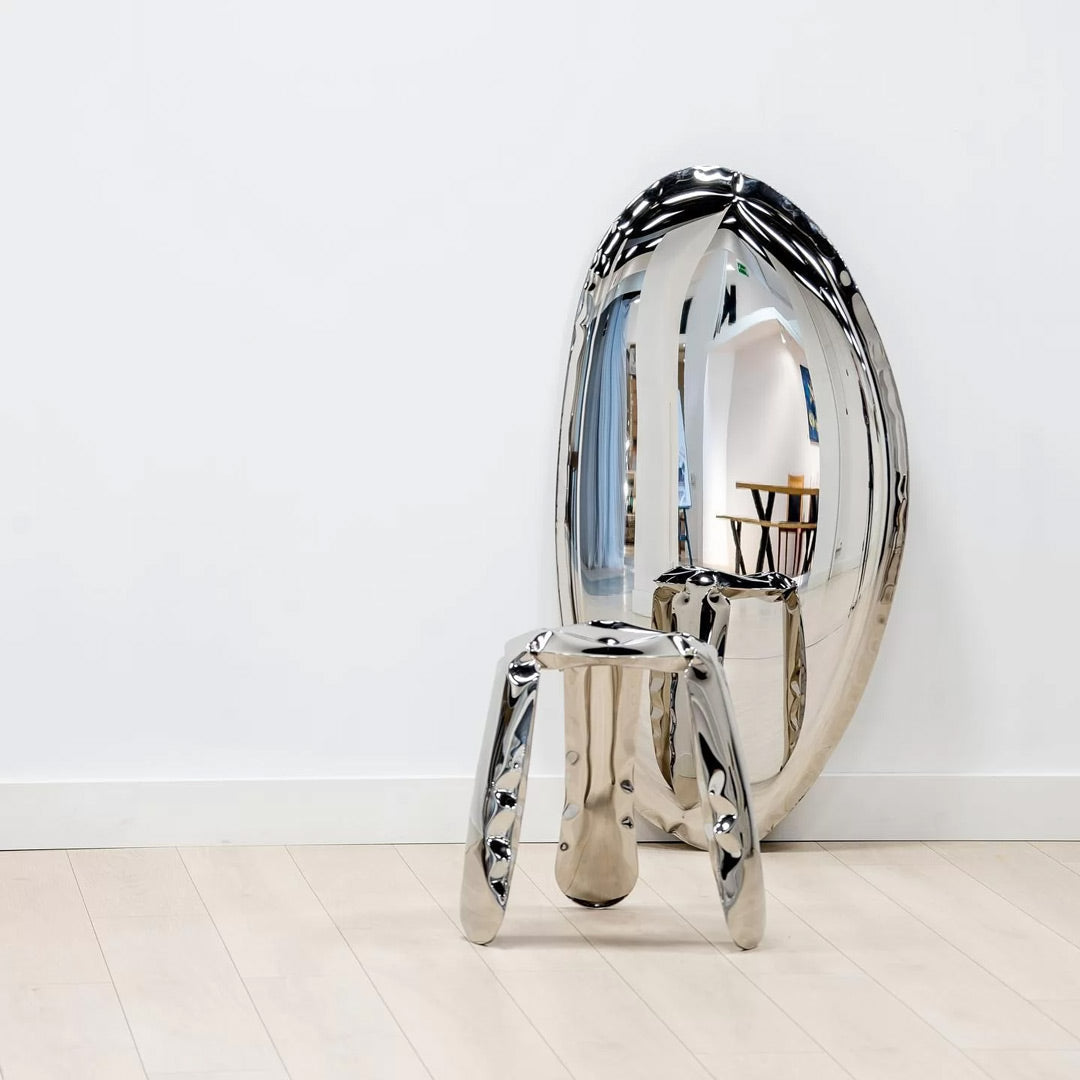 Tafla O4 Mirror - Polished Inox - Zieta