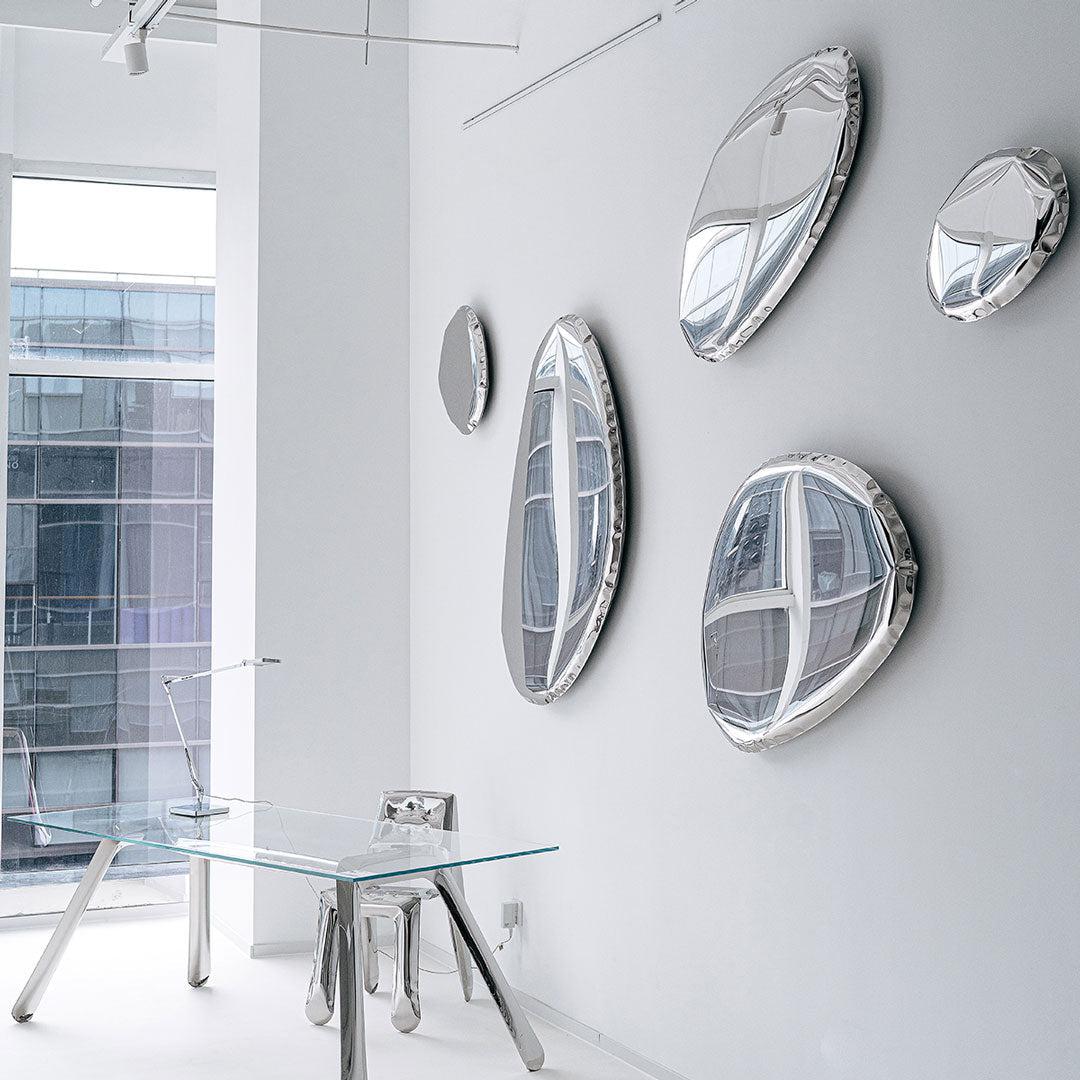 Tafla O4 Mirror - Polished Inox - Zieta