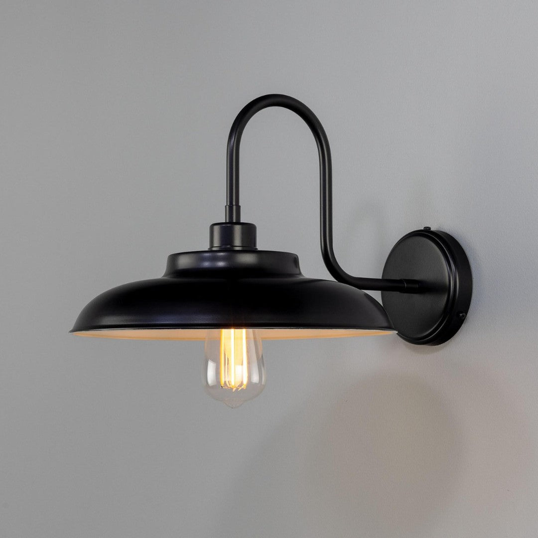 Telal Swan Neck Wall Light - Black