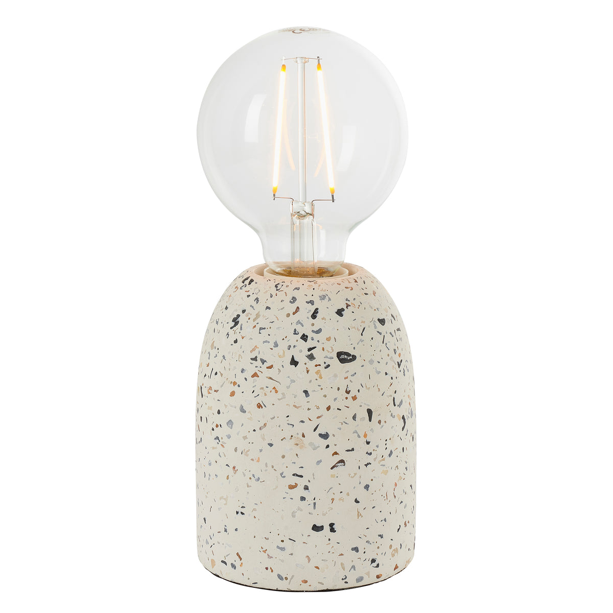 Terrazzo Table Lamp White