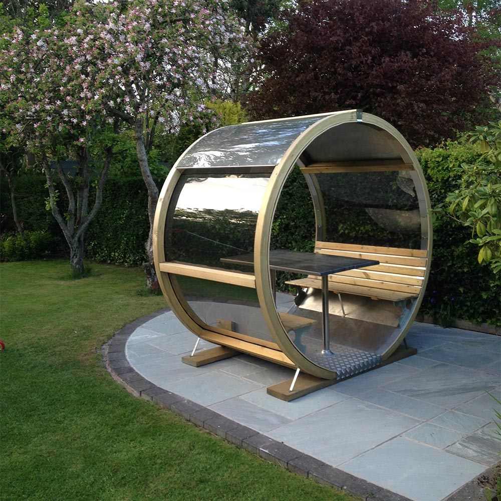 The Wheel Bench Garden Shelter
