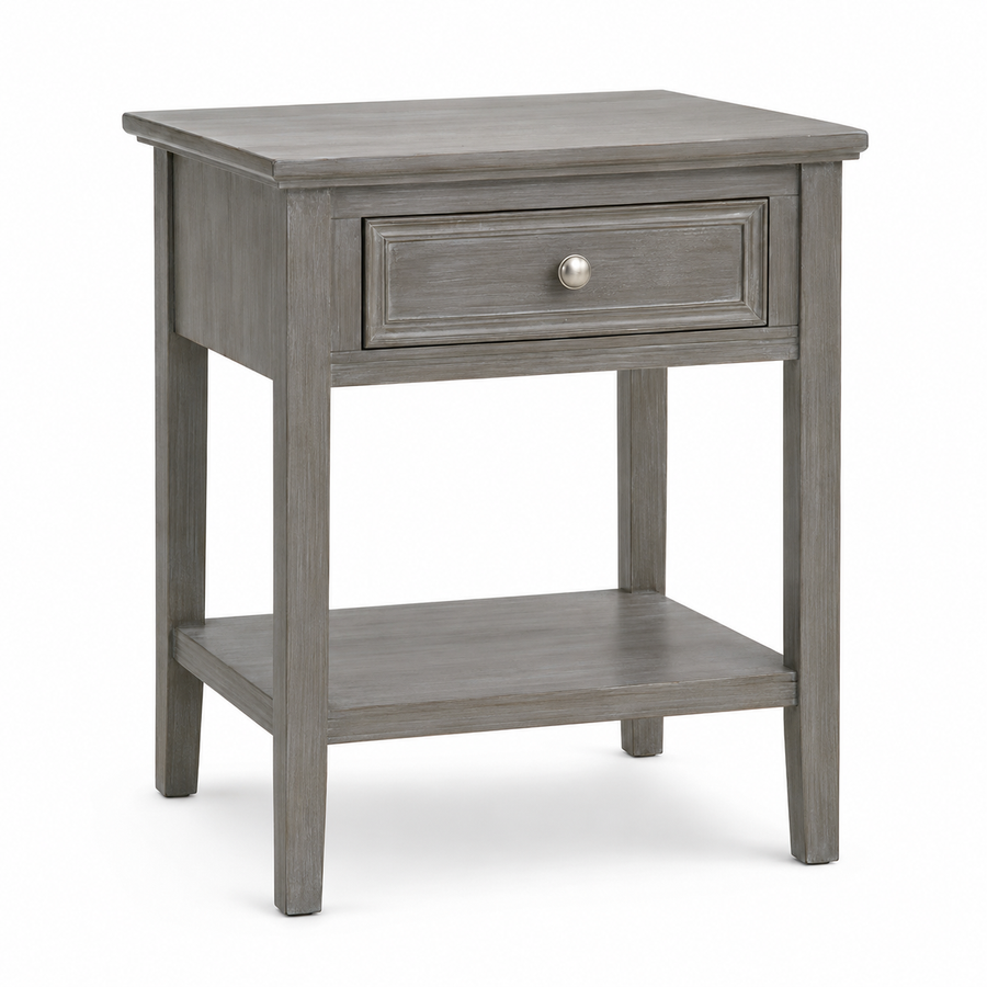 The Serene Collection One Drawer Side Table