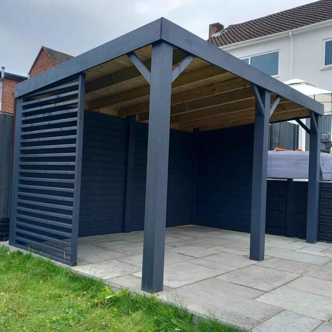 Thornley Open Pent Gazebo