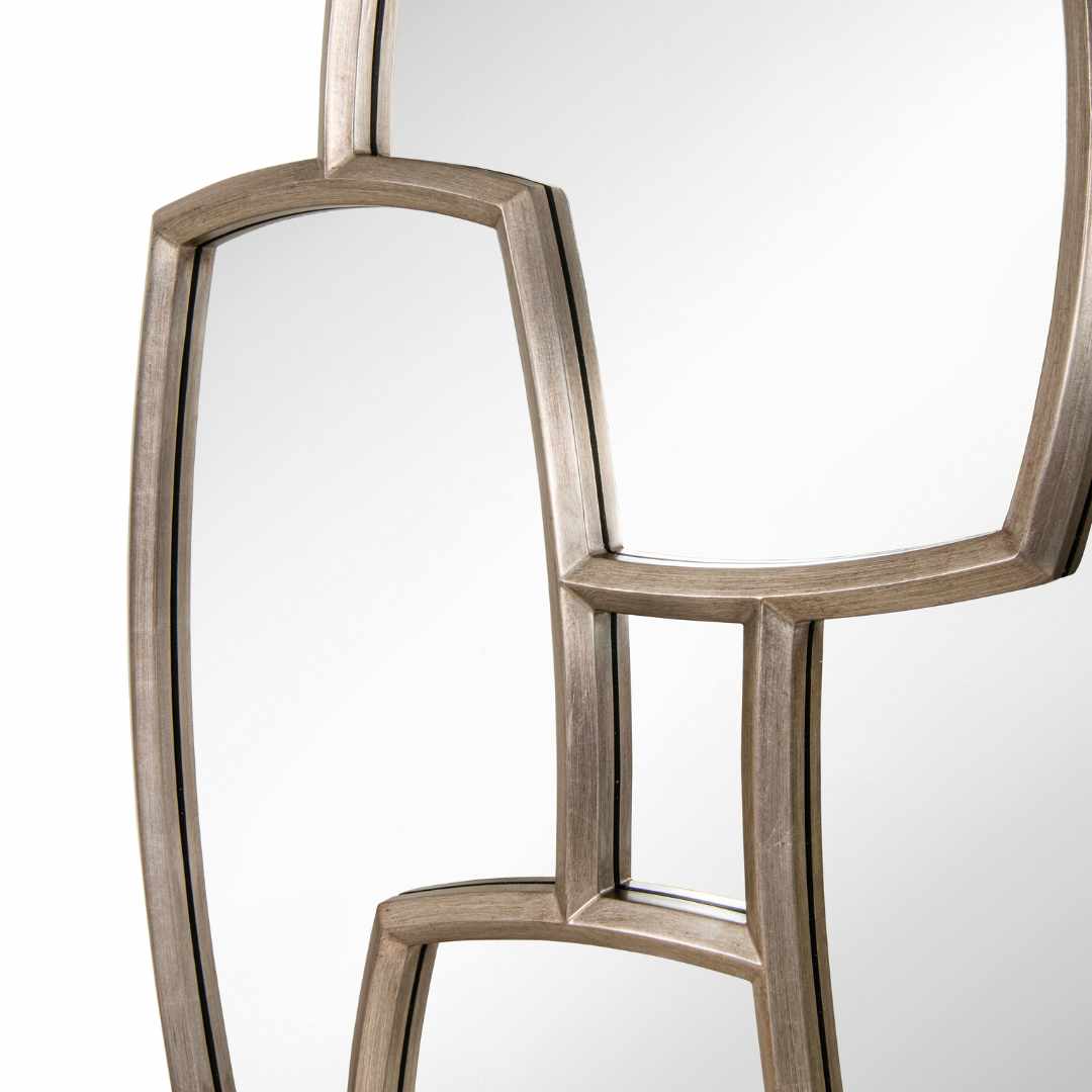 Todd Mirror in silver — alternative angle