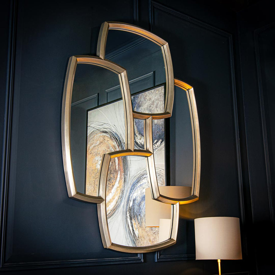 Todd Mirror in silver — detail