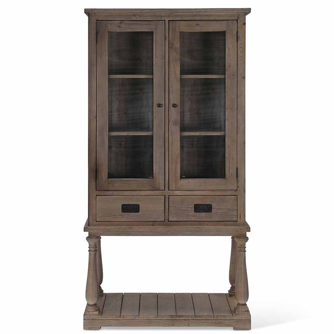 Topsham Pine & Glass Display Unit