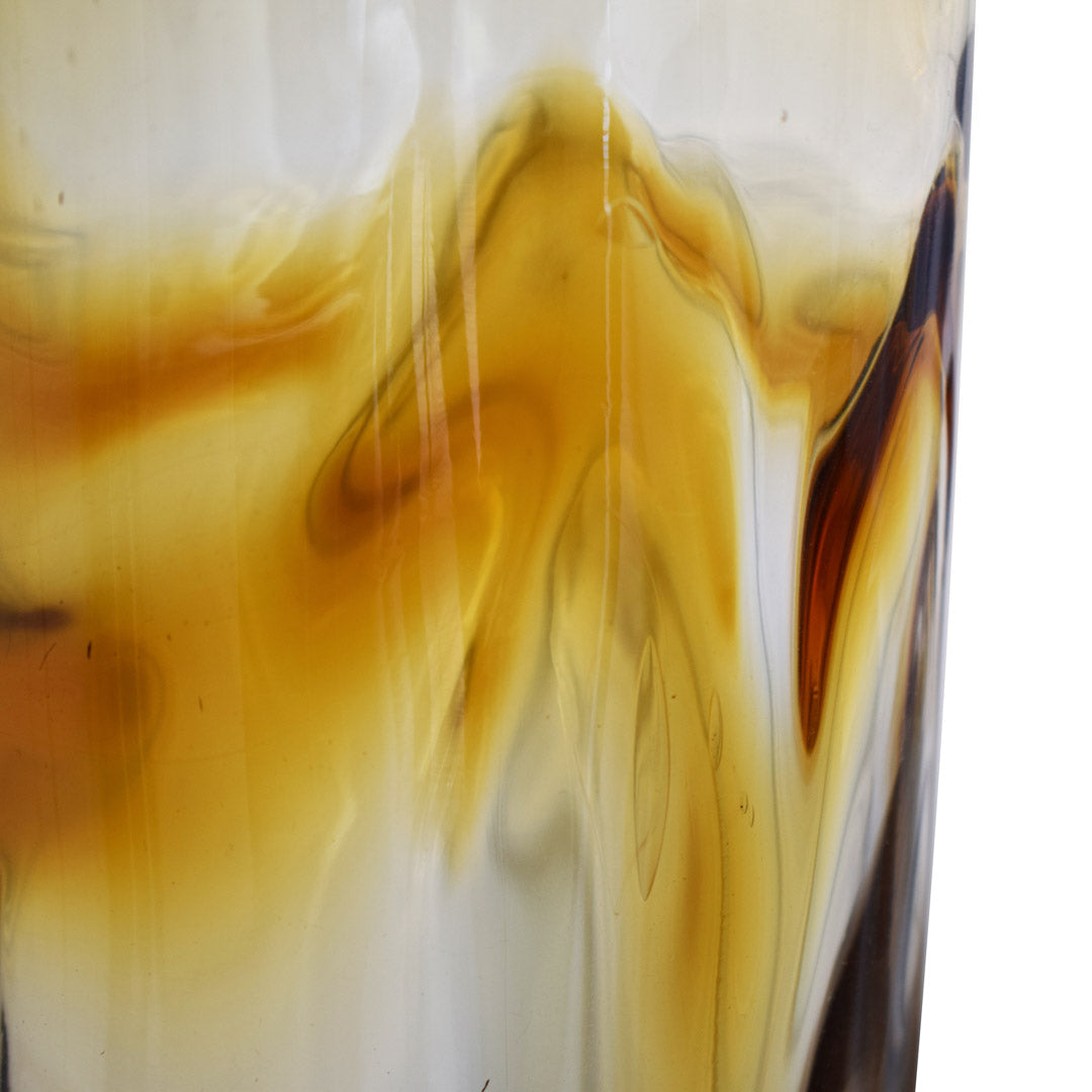 Trym Vase in tinted yellow — alternative angle