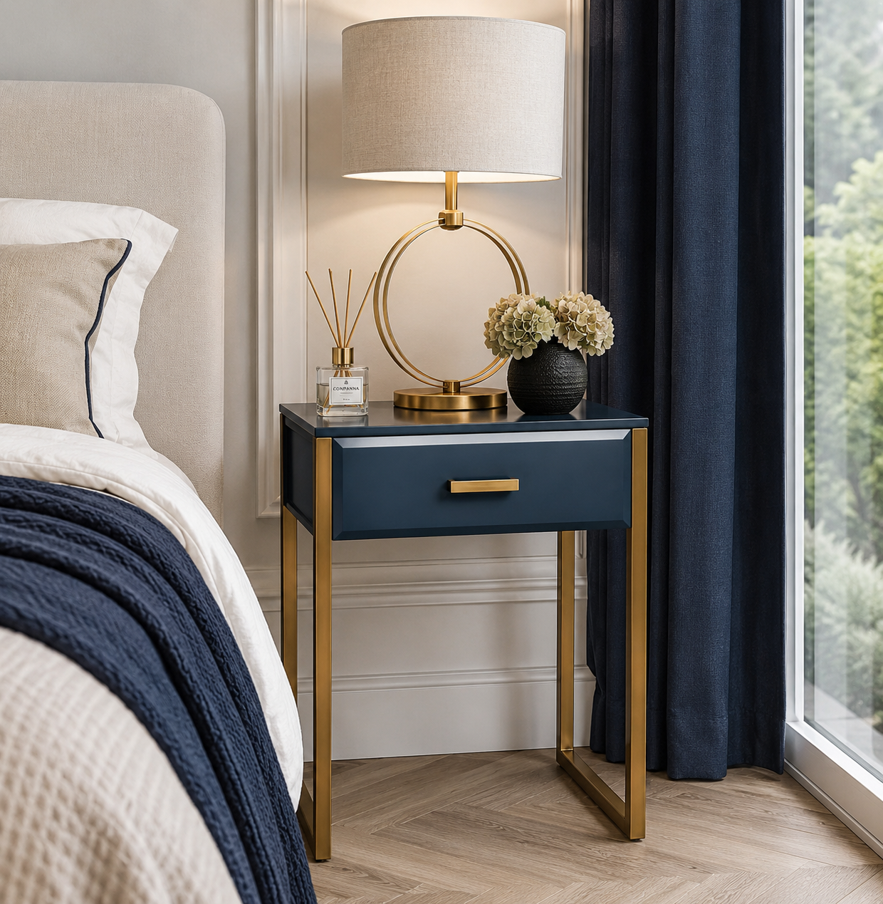Verity Side Table - Blue