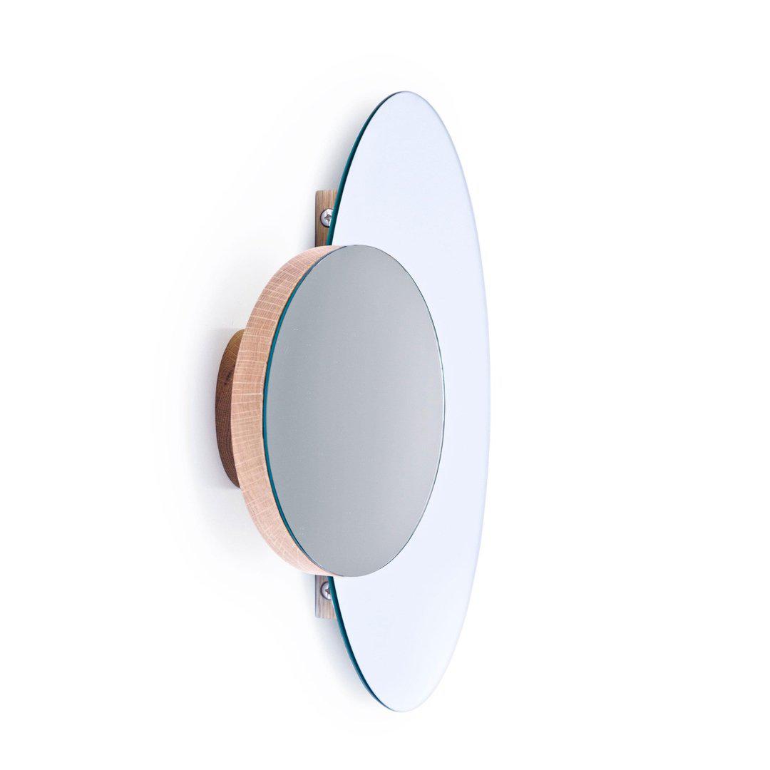 Wall Mirror Eclipse - Natural Oak