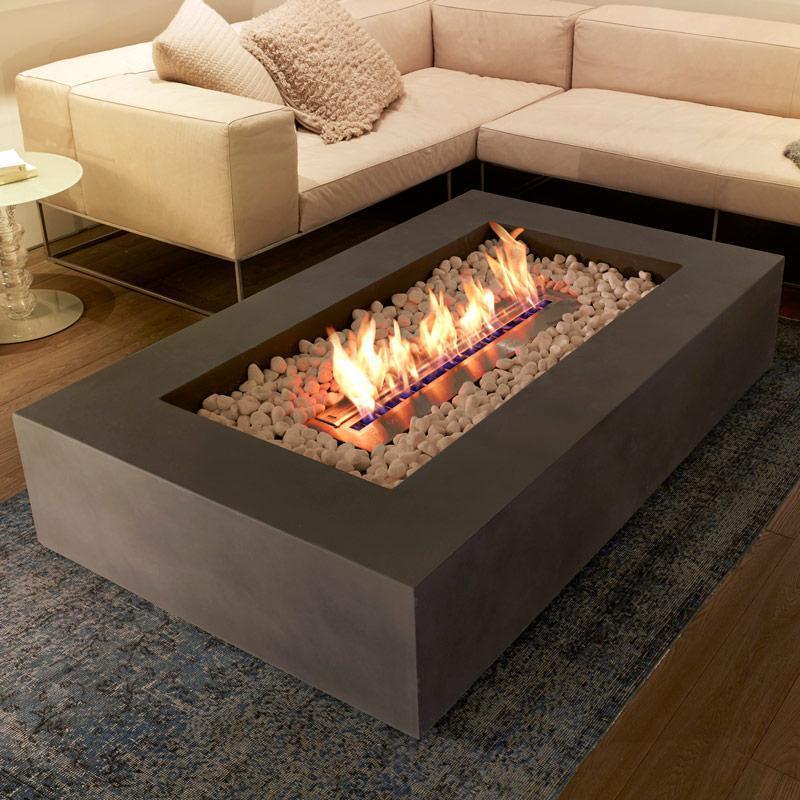 Wharf 65 Fire Pit Table - Graphite - EcoSmart Fire