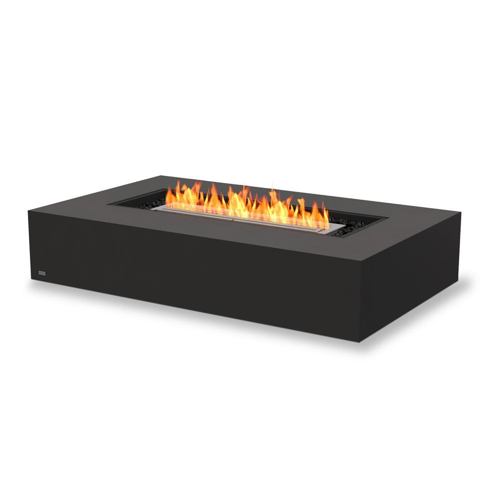 Wharf 65 Fire Pit Table - Graphite - EcoSmart Fire