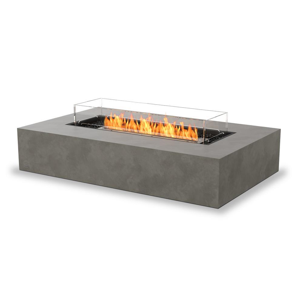 Wharf 65 Fire Pit Table - Natural - EcoSmart Fire