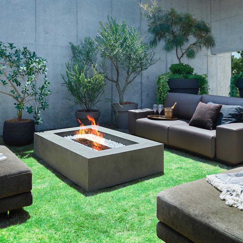 Wharf 65 Fire Pit Table - Natural - EcoSmart Fire