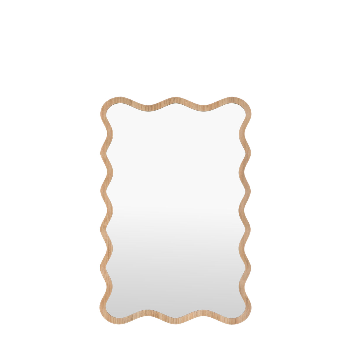 Wiggle Mirror Oak
