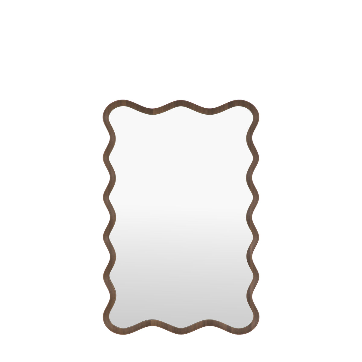 Wiggle Mirror Walnut