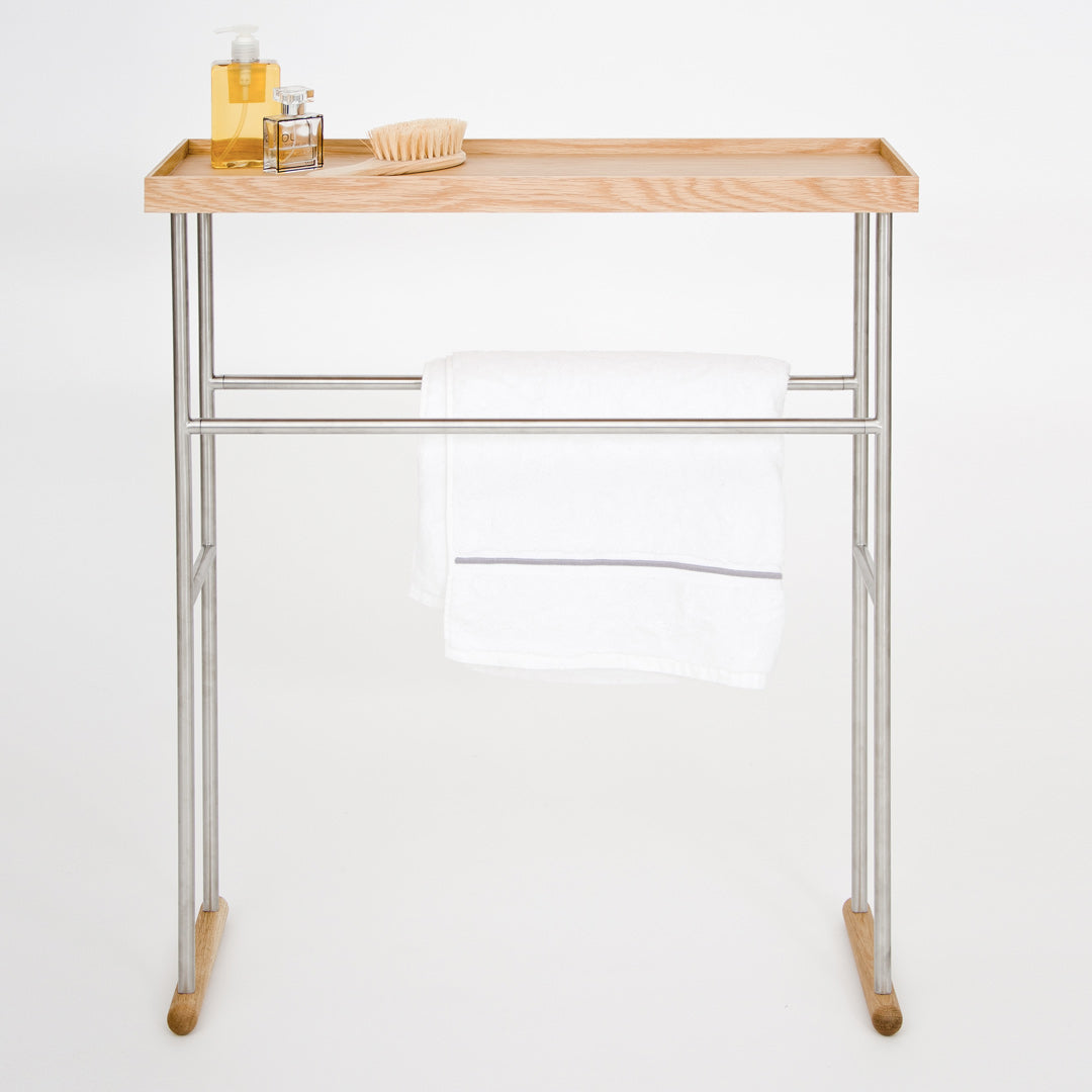Yoku Caddy Towel Rail - Oak