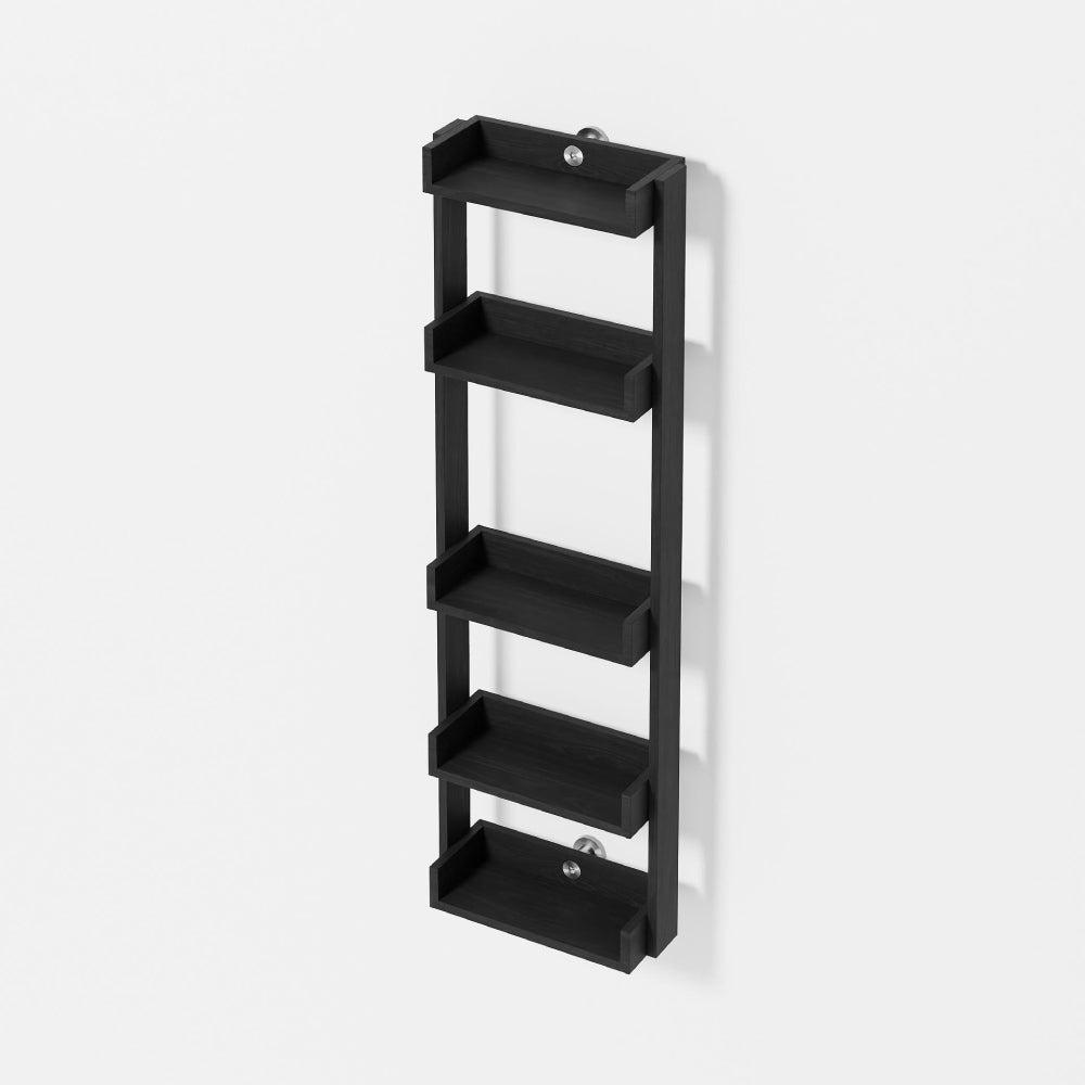 Yoku Multi Shelf Wall Storage - Dark Oak