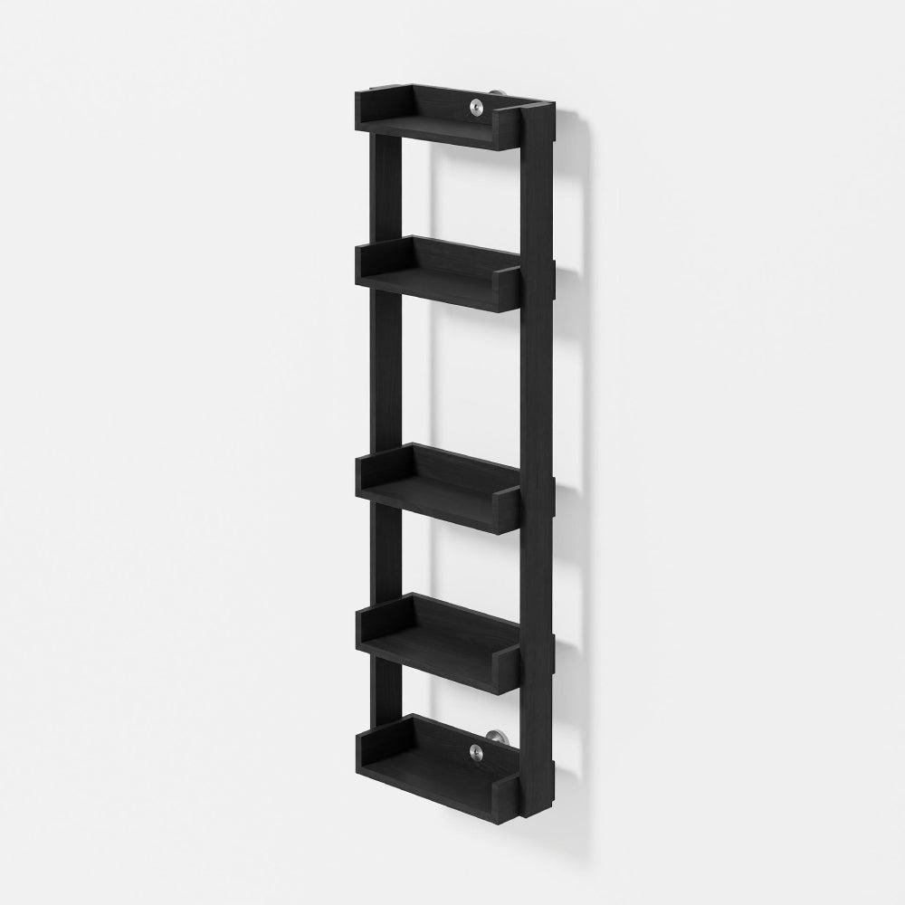 Yoku Multi Shelf Wall Storage - Dark Oak