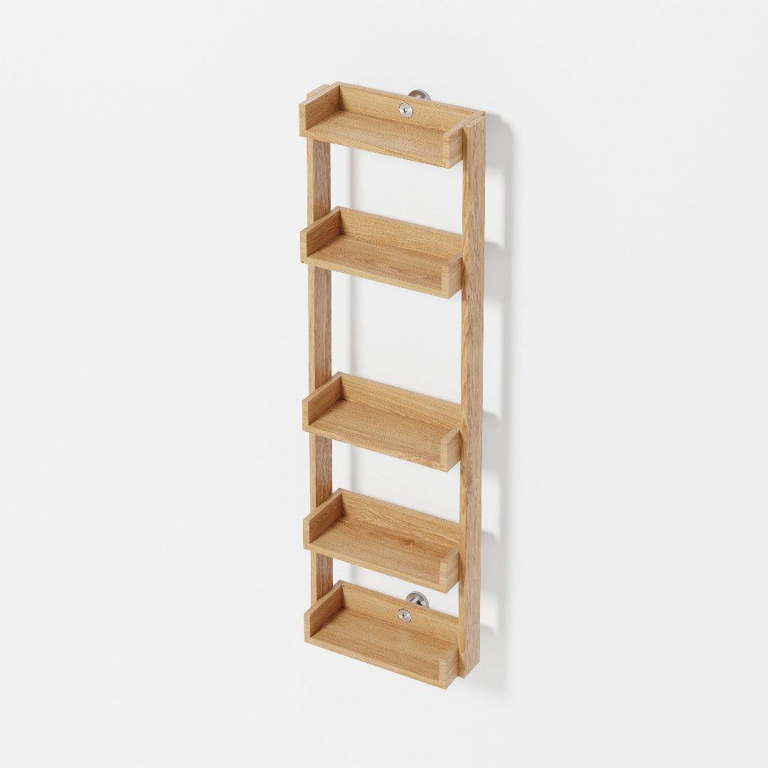 Yoku Multi Shelf Wall Storage - Natural Oak