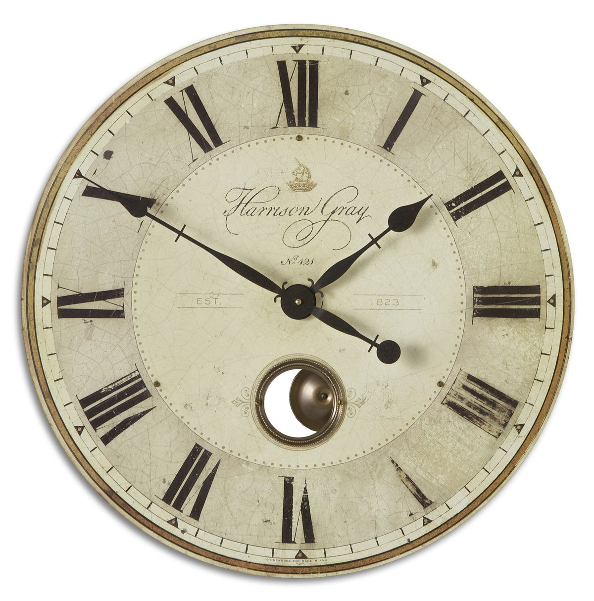 Harrison Gray Wall Clock – 58cm