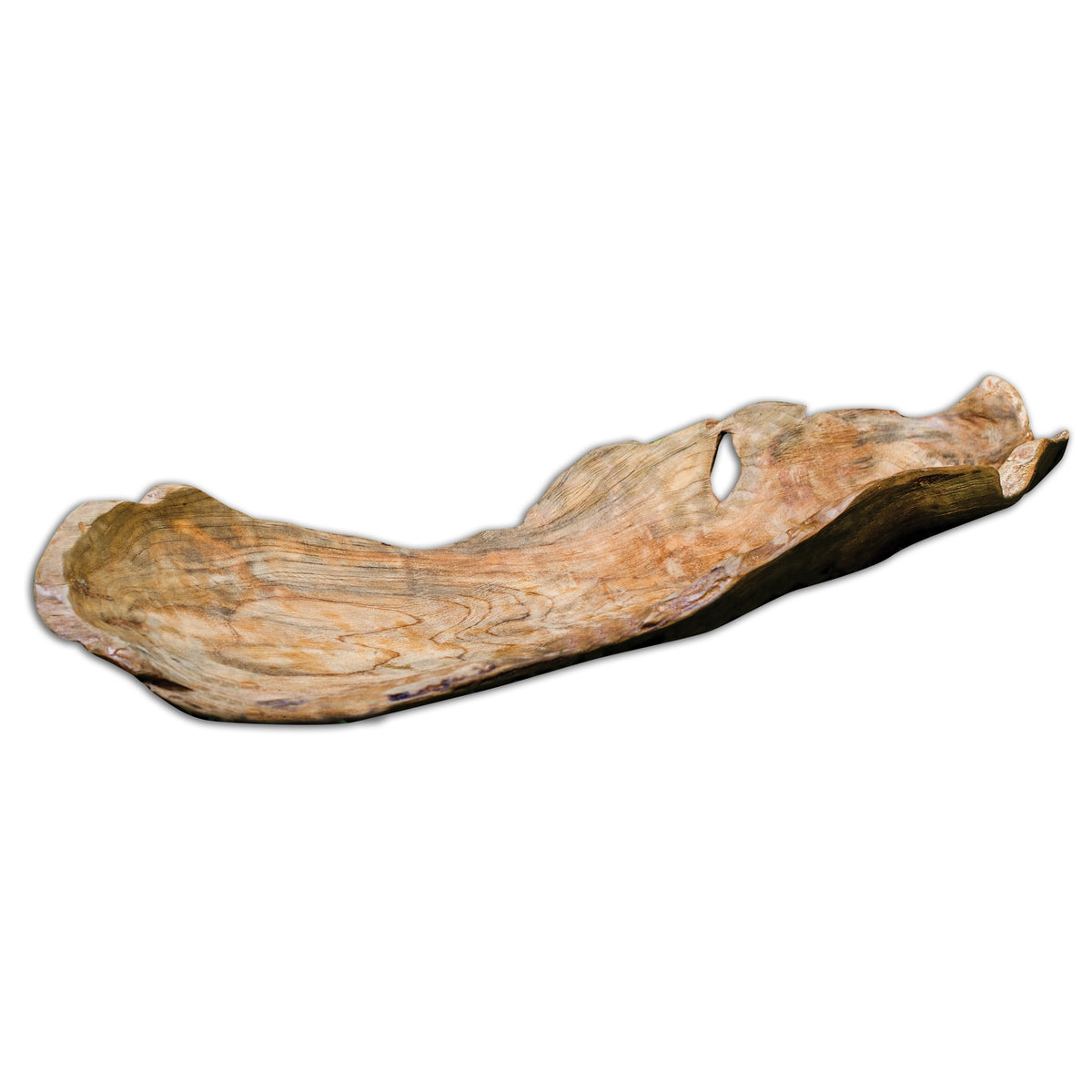 Teak Leaf Indoor-Outdoor Bowl