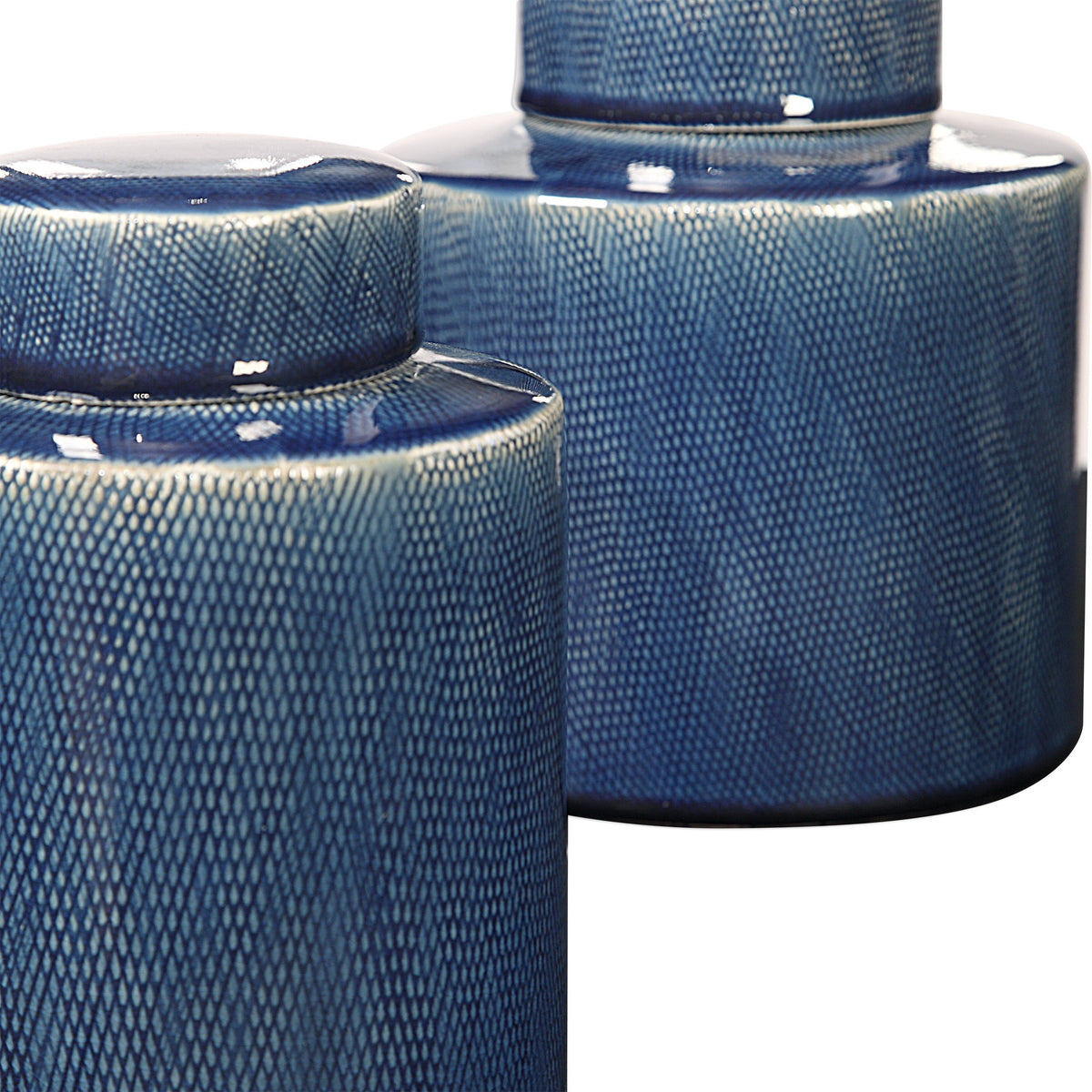 Saniya Blue Containers – Set of 2