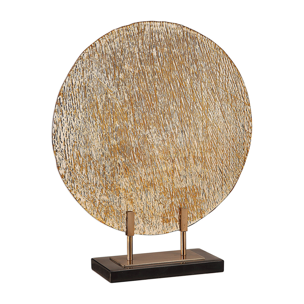 Layan Art Glass Charger on Stand
