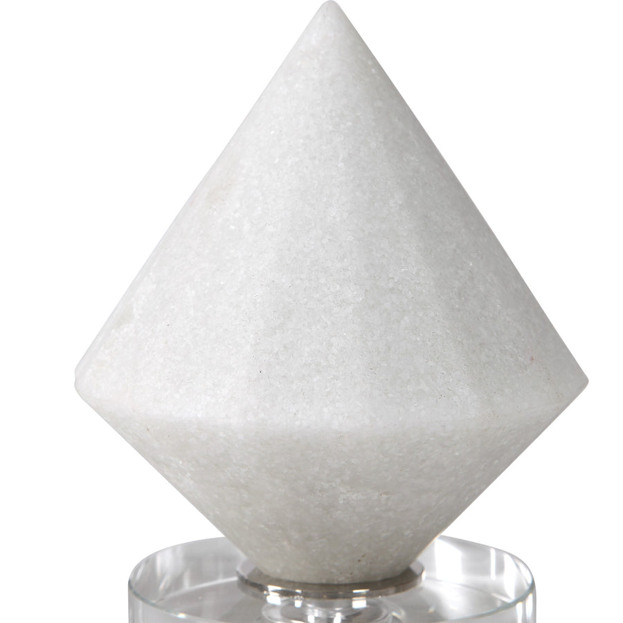 Alize White Stone Sculptures – Set of 3