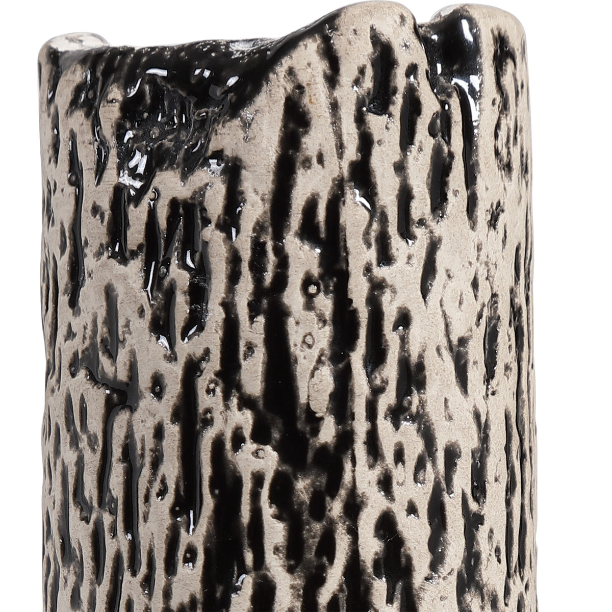 Makira Cylindrical Sculptures – Set of 3
