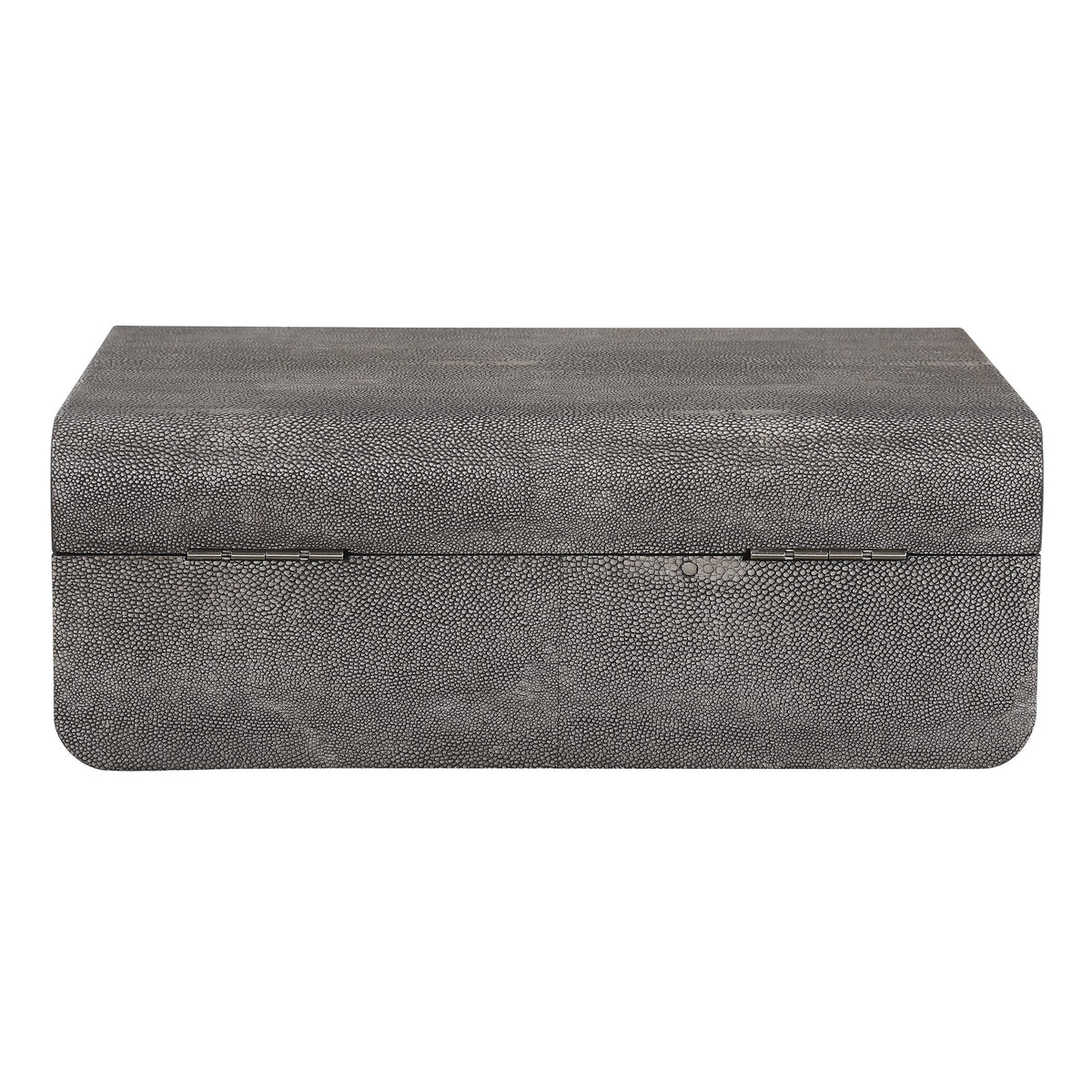 Lalique Art Deco Box – Smoke Grey Shagreen