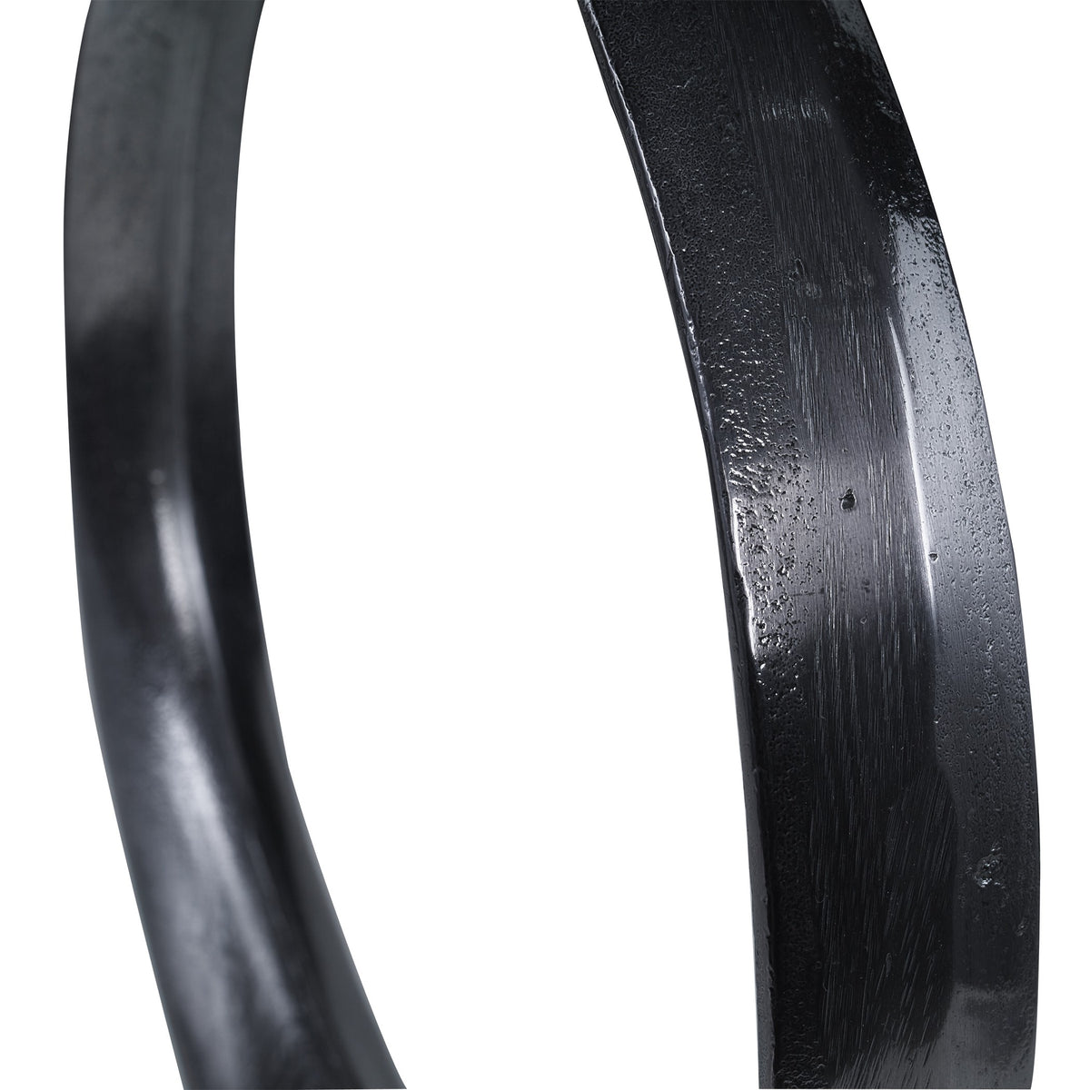 Orbits Black Ring Indoor-Outdoor Sculptures – Set of 2